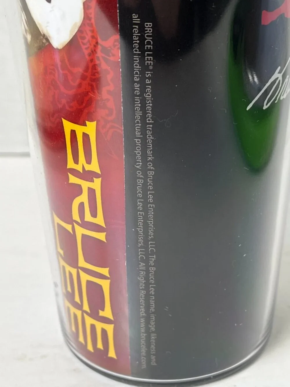 Bruce Lee Vandor 16 oz Plastic Travel Mug With Lid New Old Stock